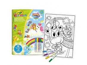 Crayola: Mini Kids maxi kifestő és filctoll készlet - Állatkornis