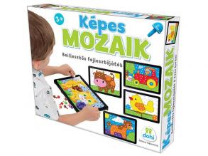 Képes mozaik beillesztős fejlesztőjáték