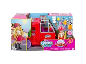 Barbie: Chelsea tűzoltóautó játékszett - Mattel
