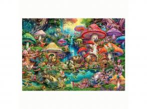 Ravensburger Vidám gombafalu puzzle, 1000 darabos