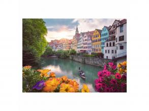 Ravensburger puzzle Kirándulás Tübingenbe  1000 darabos
