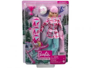 Barbie Téli Olimpia: Hódeszkás sportoló baba - Mattel