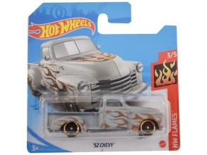 Hot Wheels: '52 Chevy pickup szürke kisautó 1/64 - Mattel
