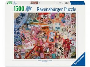 Puzzle 1500 db - Utazás Tokióba