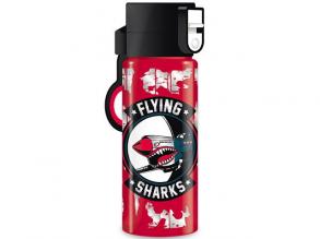 Flying Sharks cseppmentesen záródó műanyag kulacs 475ml
