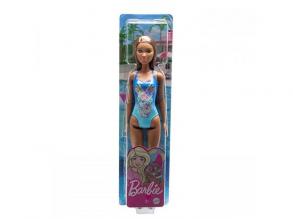 Barbie Beach baba kék színű fürdőruhában - Mattel