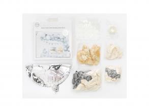 Ezüst ballonív-készlet