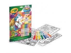 Crayola: Color & Activity állatkornis foglalkoztató 7 db filctollal