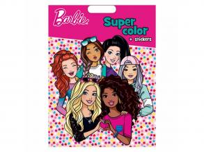 Barbie kifestőkönyv és matricák