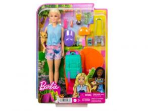 Barbie Kempingező Malibu baba kiegészítőkkel - Mattel