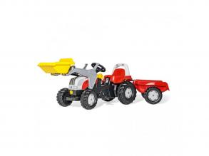 Pedálos traktor pótkocsival - Rolly Toys