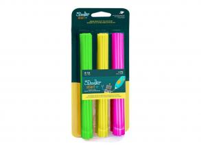 3Doodler Starter+ toll neon utántöltő csomag, 3 szín, 75 db