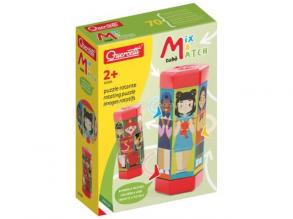 Quercetti: Tubo Mix & Match foglalkozások forgatható puzzle játékhenger
