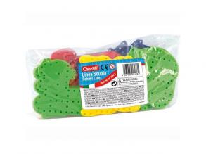 Quercetti: Filó nagyobb formák fűzőgetős játék 48db-os