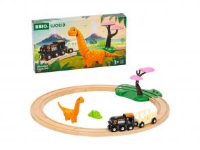 Brio Dino vonat szett  12 darabos