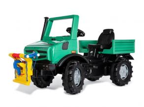 Rolly Toys pedálos Unimog erdészeti jármű