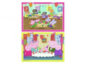Peppa Malac puzzle, 2x12 darabos