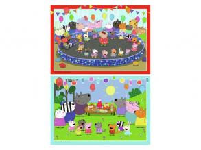 Peppa malac puzzle, 2x24 darab.