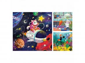 Ravensburger Állatok felfedezői puzzle  3x49 darabos