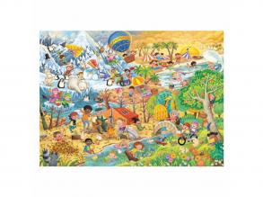 Ravensburger XXL puzzle Négy évszak, 100 darab