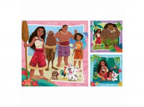Puzzle Disney Vaiana 2, 3x49 darabos