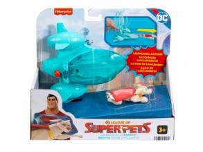 Fisher-Price: DC League of Superpets - Szuperállatok Ligája: Krypto kedvenc járműve - Mattel