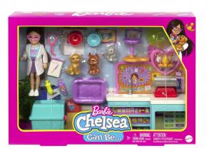 Barbie Chelsea állatorvos játékszett