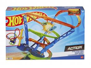 Hot wheels szédületes ciklon játékszett