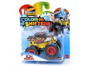 Hot Wheels: Monster Trucks színváltós autó - Bone Shaker - Mattel