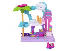 Polly Pocket - Pollyville Flamingo szórakoztató autómosó játékkészlet