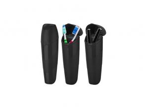 IRIS L-00626 nagy fogkefetartó utazáshoz, fekete, bézs vagy szürke színű