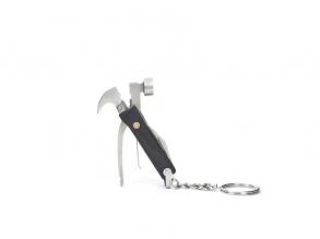 Kikkerland KR13-BK mini szerszámkészlet fekete kulcstartó