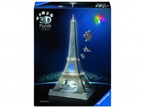 Ravensburger 3D puzzle Eiffel-torony világítással