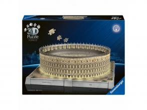Ravensburger 3D puzzle Iconics Kolosszeum Róma  Világítással  291.