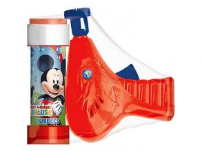 Mickey egér buborékfújó pisztoly 60ml ajándék utántöltővel