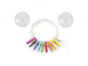 Kikkerland LT17-EU mini csipeszekkel fényképtartó fényfüzér