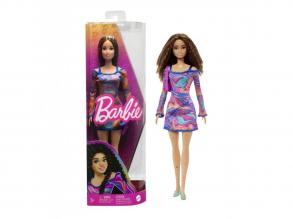 Barbie fashionista barátnők - színes márványos ruhában