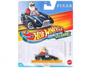 Hot Wheels: RacerVerse - Hihetetlen család Mr. Incredible karakter kisautó - Mattel