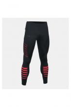 Storm Under Armour férfi fekete /piros /fényvisszaverő színű futó leggings nadrág hosszú