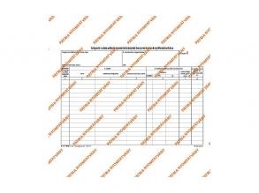 B.15-46 A4 25lapos fekvő "Szigorú számadású nyomtatványok beszerzése" nyomtatvány