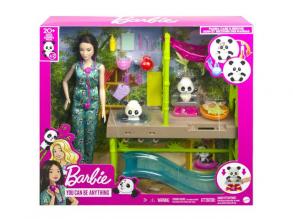 BarbieŽ: Pandaovi játékszett babával és kiegészítőkkel - Mattel