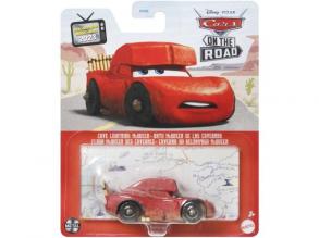 Verdák: Országúti Kaland Kőkori Villám McQueen karakter kisautó 1/55 - Mattel