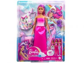 BarbieŽ Fairytale: Átváltozó sellő baba kiegészítőkkel - Mattel