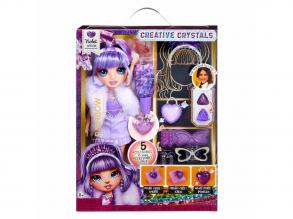 Rainbow High Crystal Fashion Doll  Violet baba