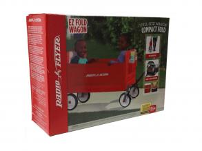 Radio Flyer 3-in-1 összecsukható kiskocsi, piros