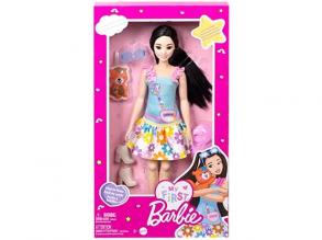 BarbieŽ: Első Barbie babám - Fekete hajú baba 34 cm - Mattel