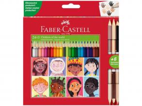 Faber-Castell: 24+3db-os színes ceruza szett