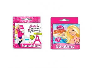 Barbie színes ceruzaszett 12db