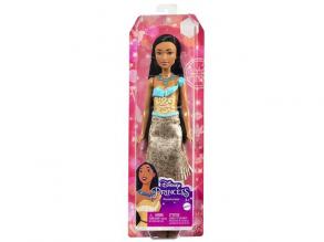 Disney Hercegnők: Csillogó Pocahontas hercegnő baba - Mattel