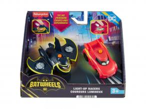 Fisher-Price: Batwheels világítós Redbird és Batwing 2 db-os kisautó szett 1/55 - Mattel